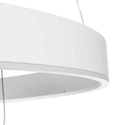 VENOM KLV-101-0200-V2 Κρεμαστό Φωτιστικό Οροφής LED 120W 12000lm 120° AC 220-240V IP20 Ρυθμιζόμενο Λευκό CCT με Χειριστήριο από 2700K έως 6000K Dimmable - Lumileds SMD Chip - Λευκό Ματ - Μ80 x Π80 x Υ80