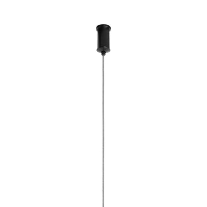 VENOM KLV-101-0202 Κρεμαστό Φωτιστικό Οροφής LED 150W 15000lm 120° AC 220-240V IP20 Ρυθμιζόμενο Λευκό CCT με Χειριστήριο από 2700K έως 6000K Dimmable - Lumileds SMD Chip - Μαύρο Ματ - Μ150 x Π90 x Υ60