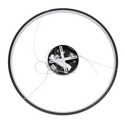 NEMESIS KLV-101-0211 Κρεμαστό Φωτιστικό Οροφής LED 67W 6700lm 180° AC 220-240V IP20 Ρυθμιζόμενο Λευκό CCT με Χειριστήριο από 2700K έως 6000K Dimmable - Lumileds SMD Chip - Μαύρο Ματ - Μ80 x Π80 x Υ4