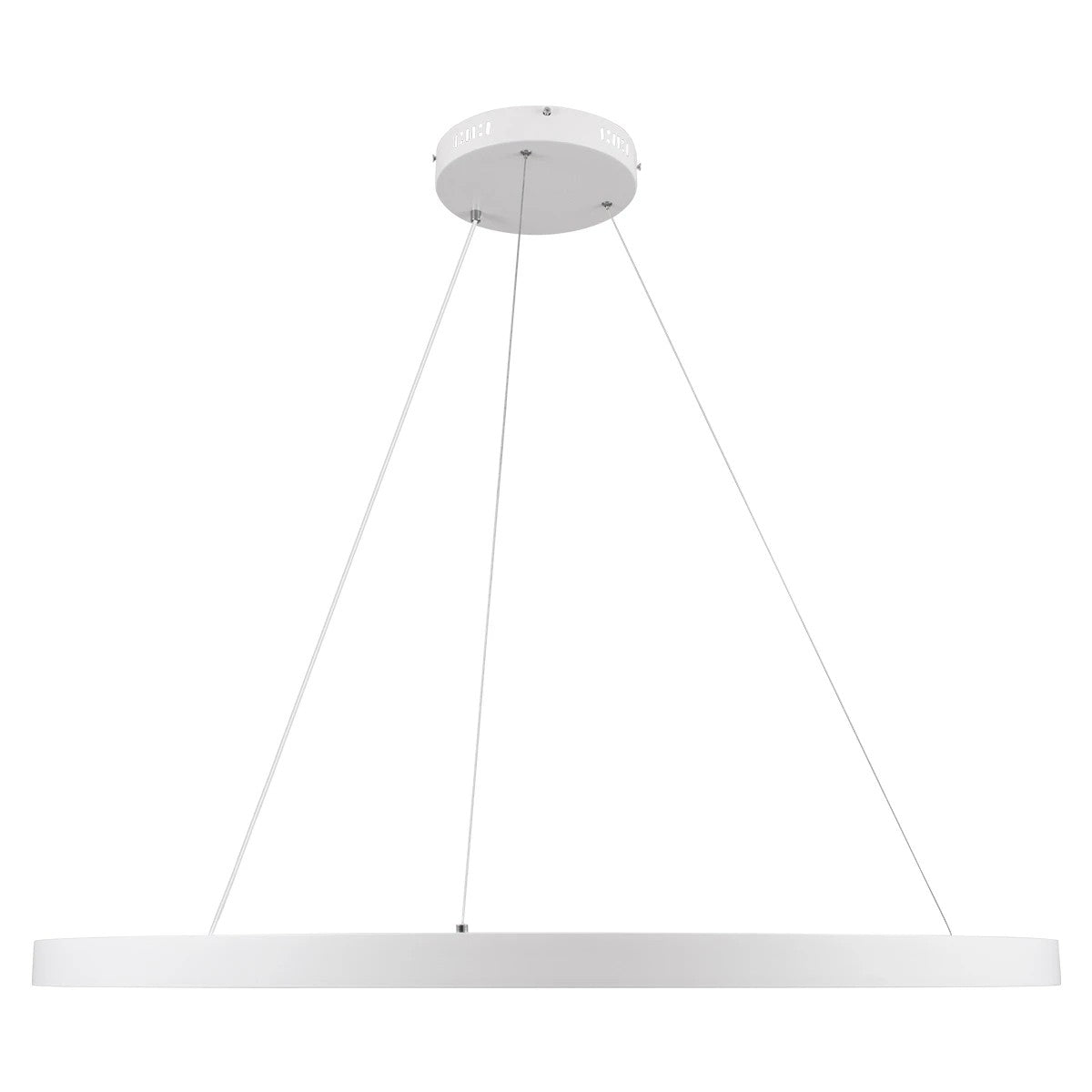 NEMESIS KLV-101-0215 Κρεμαστό Φωτιστικό Οροφής LED 75W 7500lm 180° AC 220-240V IP20 Ρυθμιζόμενο Λευκό CCT με Χειριστήριο από 2700K έως 6000K Dimmable - Lumileds SMD Chip - Λευκό Ματ - Μ100 x Π100 x Υ4