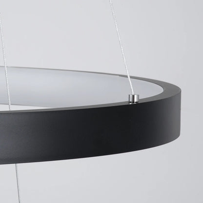 NEMESIS KLV-101-0220 Κρεμαστό Φωτιστικό Οροφής LED 120W 12000lm 180° AC 220-240V IP20 Ρυθμιζόμενο Λευκό CCT με Χειριστήριο από 2700K έως 6000K Dimmable - Lumileds SMD Chip - Μαύρο Ματ - Μ80 x Π80 x Υ80