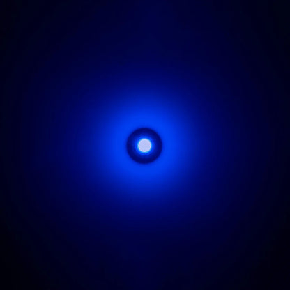 NEXA KLV-101-0249 Φωτιστικό Τοίχου / Απλίκα LED 6W 360lm 180° AC 220-240V Αδιάβροχο IP65 Μπλε - Sanan SMD Chip & TÜV SÜD Driver - Μαύρο Ματ - Μ11 x Π8.5 x Υ11