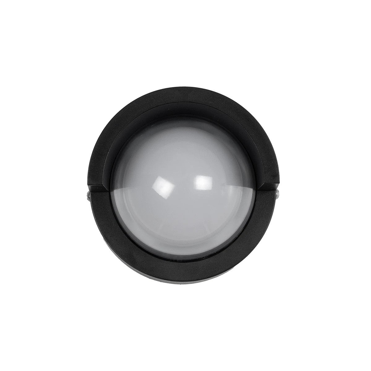 NEXA KLV-101-0253 Φωτιστικό Τοίχου / Απλίκα LED 6W 360lm 180° AC 220-240V Αδιάβροχο IP65 Μπλε - Sanan SMD Chip & TÜV SÜD Driver - Μαύρο Ματ - Μ11 x Π9 x Υ11