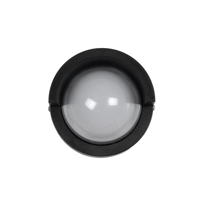 NEXA KLV-101-0253 Φωτιστικό Τοίχου / Απλίκα LED 6W 360lm 180° AC 220-240V Αδιάβροχο IP65 Μπλε - Sanan SMD Chip & TÜV SÜD Driver - Μαύρο Ματ - Μ11 x Π9 x Υ11