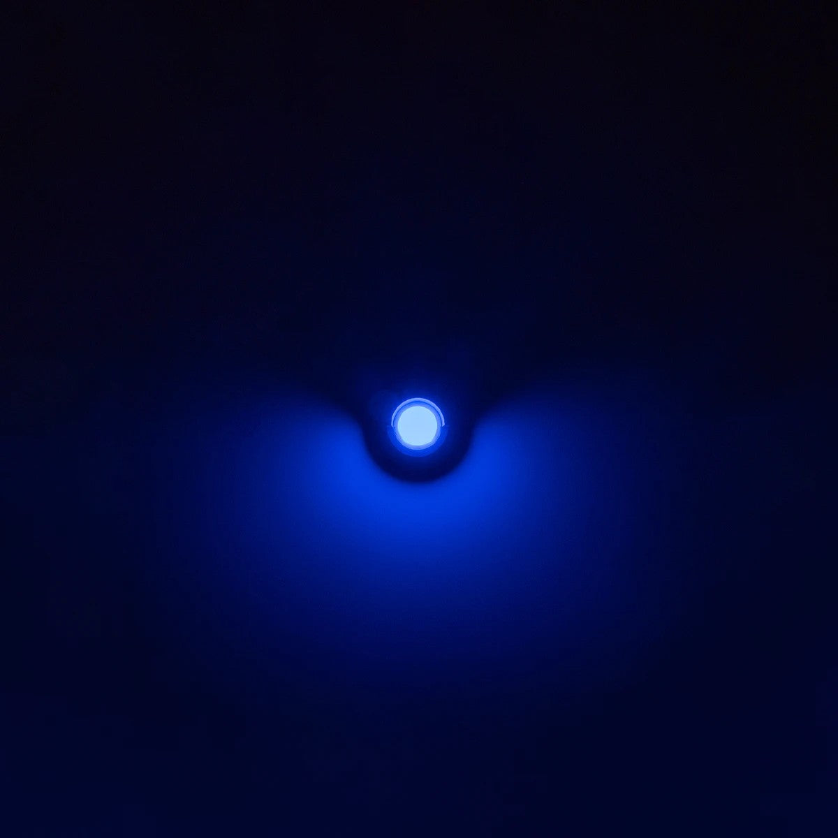 NEXA KLV-101-0253 Φωτιστικό Τοίχου / Απλίκα LED 6W 360lm 180° AC 220-240V Αδιάβροχο IP65 Μπλε - Sanan SMD Chip & TÜV SÜD Driver - Μαύρο Ματ - Μ11 x Π9 x Υ11