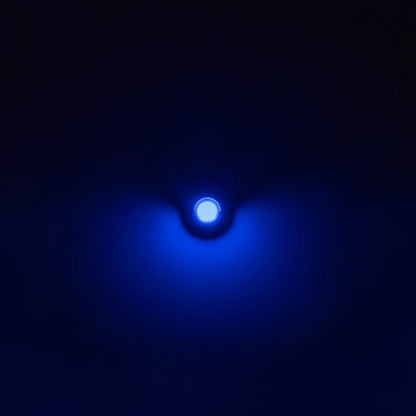 NEXA KLV-101-0253 Φωτιστικό Τοίχου / Απλίκα LED 6W 360lm 180° AC 220-240V Αδιάβροχο IP65 Μπλε - Sanan SMD Chip & TÜV SÜD Driver - Μαύρο Ματ - Μ11 x Π9 x Υ11