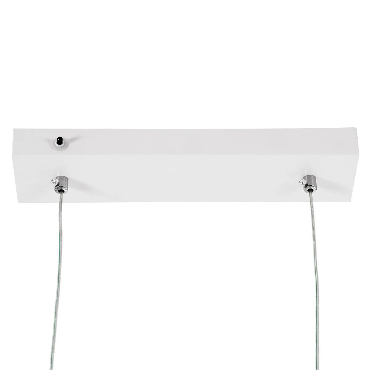 LINARIA KLV-101-0259 Κρεμαστό Φωτιστικό Οροφής LED 72W 7200lm 180° AC 220-240V IP20 Ρυθμιζόμενο Λευκό CCT με Χειριστήριο από 2700K έως 6000K Dimmable - Lumileds SMD Chip - Λευκό Ματ - Μ130 x Π4 x Υ25
