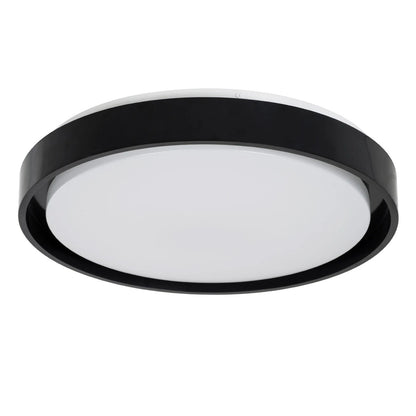 BARCHETTA KLV-101-0265-V2 Φωτιστικό Οροφής LED 72W 7200lm 120° AC 220-240V IP20 Ρυθμιζόμενο Λευκό CCT με Χειριστήριο από 2700K έως 6000K Dimmable - Lumileds SMD Chip - Μαύρο Ματ - Μ48 x Π48 x Υ8.2