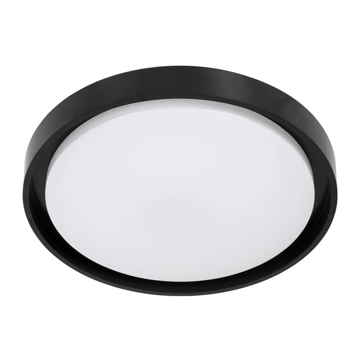 BARCHETTA KLV-101-0265-V2 Φωτιστικό Οροφής LED 72W 7200lm 120° AC 220-240V IP20 Ρυθμιζόμενο Λευκό CCT με Χειριστήριο από 2700K έως 6000K Dimmable - Lumileds SMD Chip - Μαύρο Ματ - Μ48 x Π48 x Υ8.2