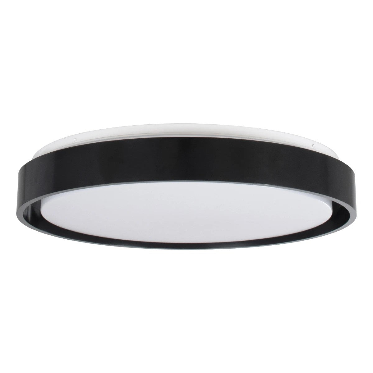 BARCHETTA KLV-101-0265-V2 Φωτιστικό Οροφής LED 72W 7200lm 120° AC 220-240V IP20 Ρυθμιζόμενο Λευκό CCT με Χειριστήριο από 2700K έως 6000K Dimmable - Lumileds SMD Chip - Μαύρο Ματ - Μ48 x Π48 x Υ8.2