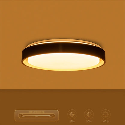 BARCHETTA KLV-101-0266-V2 Φωτιστικό Οροφής LED 72W 7200lm 120° AC 220-240V IP20 Ρυθμιζόμενο Λευκό CCT με Χειριστήριο από 2700K έως 6000K Dimmable - Lumileds SMD Chip - Μαύρο & Σαμπανιζέ Χρυσό Ματ - Μ48 x Π48 x Υ8.2