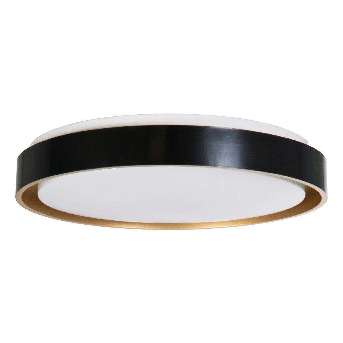 BARCHETTA KLV-101-0266-V2 Φωτιστικό Οροφής LED 72W 7200lm 120° AC 220-240V IP20 Ρυθμιζόμενο Λευκό CCT με Χειριστήριο από 2700K έως 6000K Dimmable - Lumileds SMD Chip - Μαύρο & Σαμπανιζέ Χρυσό Ματ - Μ48 x Π48 x Υ8.2