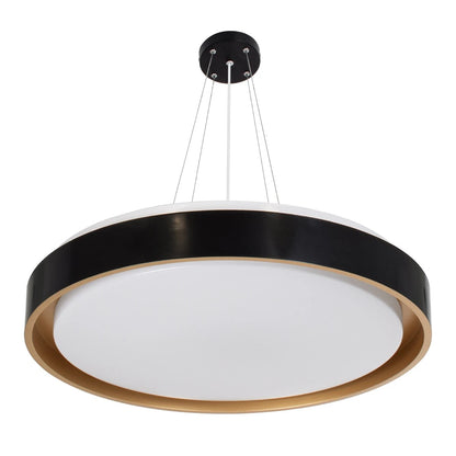 BARCHETTA KLV-101-0266-V2 Φωτιστικό Οροφής LED 72W 7200lm 120° AC 220-240V IP20 Ρυθμιζόμενο Λευκό CCT με Χειριστήριο από 2700K έως 6000K Dimmable - Lumileds SMD Chip - Μαύρο & Σαμπανιζέ Χρυσό Ματ - Μ48 x Π48 x Υ8.2
