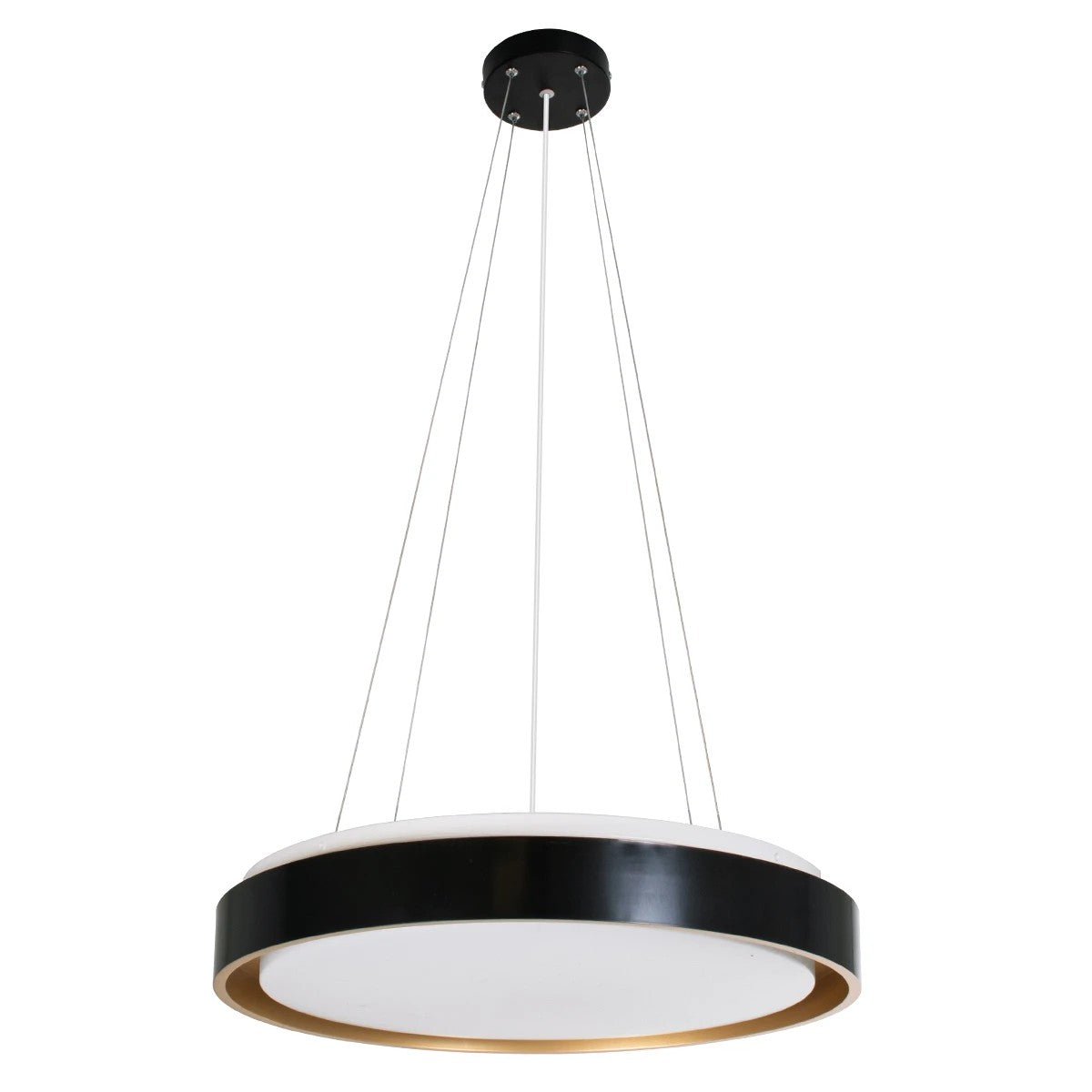 BARCHETTA KLV-101-0266-V2 Φωτιστικό Οροφής LED 72W 7200lm 120° AC 220-240V IP20 Ρυθμιζόμενο Λευκό CCT με Χειριστήριο από 2700K έως 6000K Dimmable - Lumileds SMD Chip - Μαύρο & Σαμπανιζέ Χρυσό Ματ - Μ48 x Π48 x Υ8.2