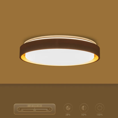 BARCHETTA KLV-101-0267-V2 Φωτιστικό Οροφής LED 72W 7200lm 120° AC 220-240V IP20 Ρυθμιζόμενο Λευκό CCT με Χειριστήριο από 2700K έως 6000K Dimmable - Lumileds SMD Chip - Λευκό & Σαμπανιζέ Χρυσό Ματ - Μ48 x Π48 x Υ8.2