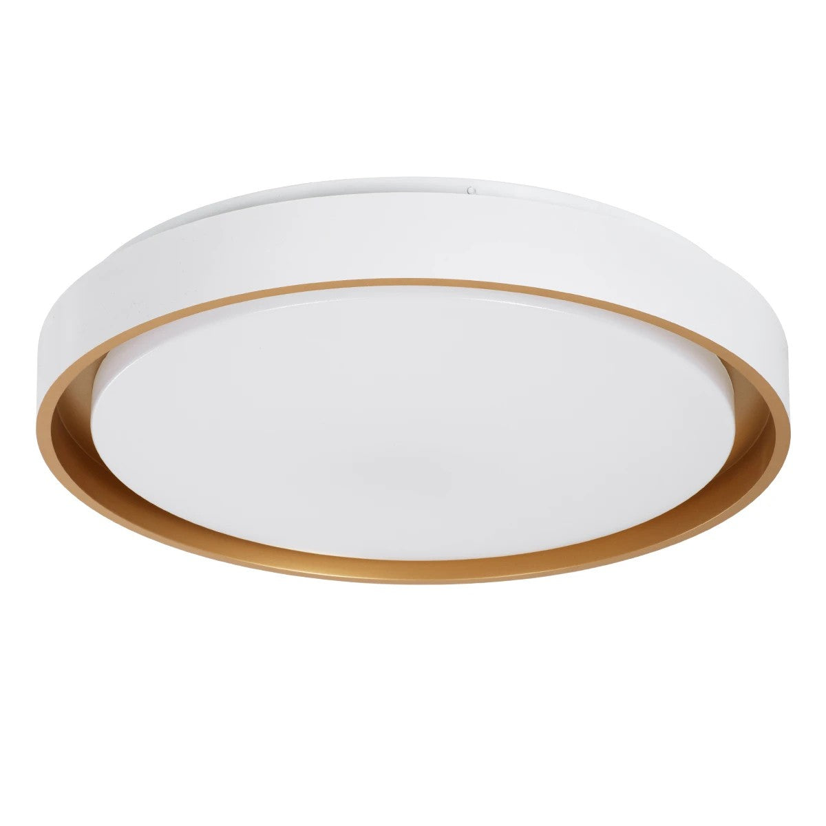 BARCHETTA KLV-101-0267-V2 Φωτιστικό Οροφής LED 72W 7200lm 120° AC 220-240V IP20 Ρυθμιζόμενο Λευκό CCT με Χειριστήριο από 2700K έως 6000K Dimmable - Lumileds SMD Chip - Λευκό & Σαμπανιζέ Χρυσό Ματ - Μ48 x Π48 x Υ8.2