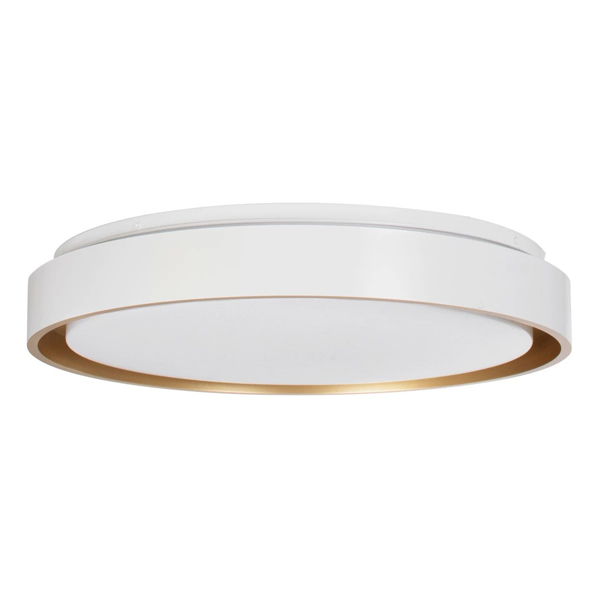 BARCHETTA KLV-101-0267-V2 Φωτιστικό Οροφής LED 72W 7200lm 120° AC 220-240V IP20 Ρυθμιζόμενο Λευκό CCT με Χειριστήριο από 2700K έως 6000K Dimmable - Lumileds SMD Chip - Λευκό & Σαμπανιζέ Χρυσό Ματ - Μ48 x Π48 x Υ8.2