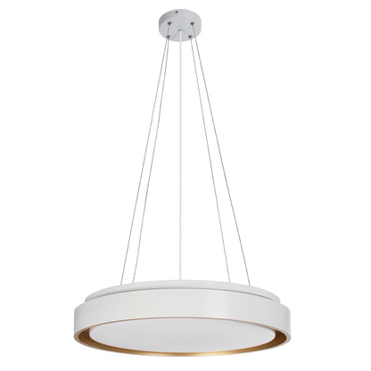 BARCHETTA KLV-101-0267-V2 Φωτιστικό Οροφής LED 72W 7200lm 120° AC 220-240V IP20 Ρυθμιζόμενο Λευκό CCT με Χειριστήριο από 2700K έως 6000K Dimmable - Lumileds SMD Chip - Λευκό & Σαμπανιζέ Χρυσό Ματ - Μ48 x Π48 x Υ8.2