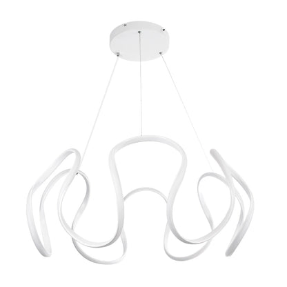 TARANTULA KLV-101-0270 LED Ceiling Pendant Lamp 120W 12000lm 360° AC 220-240V IP20 Adjustable White CCT with Remote Control from 2700K to 6000K Dimmable - Lumileds SMD Chip - Matte White - L78 x W78 x H31.5