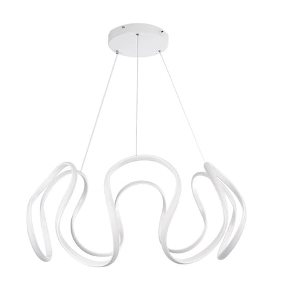 TARANTULA KLV-101-0270 LED Ceiling Pendant Lamp 120W 12000lm 360° AC 220-240V IP20 Adjustable White CCT with Remote Control from 2700K to 6000K Dimmable - Lumileds SMD Chip - Matte White - L78 x W78 x H31.5