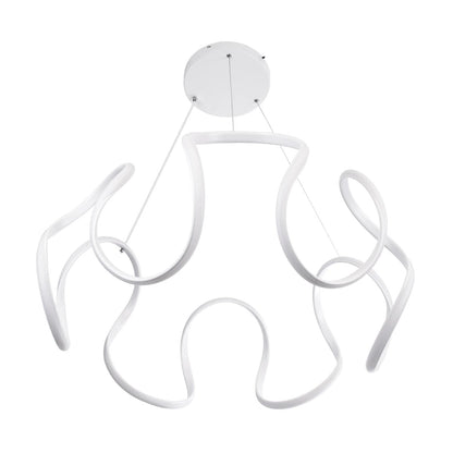 TARANTULA KLV-101-0270 LED Ceiling Pendant Lamp 120W 12000lm 360° AC 220-240V IP20 Adjustable White CCT with Remote Control from 2700K to 6000K Dimmable - Lumileds SMD Chip - Matte White - L78 x W78 x H31.5