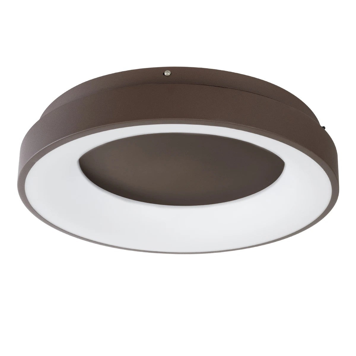 SALEM KLV-101-0280 Φωτιστικό Οροφής LED 75W 7500lm 120° AC 220-240V IP20 Ρυθμιζόμενο Λευκό CCT με Χειριστήριο από 2700K έως 6000K Dimmable - Lumileds SMD Chip - Καφέ Ματ - Μ45 x Π45 x Υ9.5