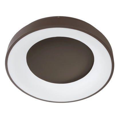 SALEM KLV-101-0280 Φωτιστικό Οροφής LED 75W 7500lm 120° AC 220-240V IP20 Ρυθμιζόμενο Λευκό CCT με Χειριστήριο από 2700K έως 6000K Dimmable - Lumileds SMD Chip - Καφέ Ματ - Μ45 x Π45 x Υ9.5