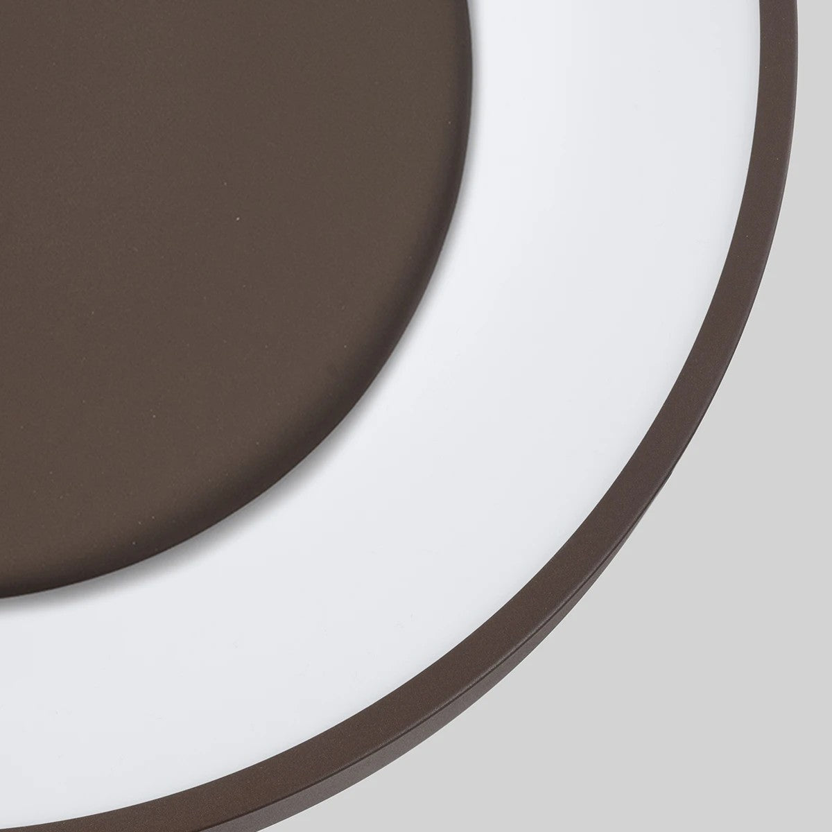 SALEM KLV-101-0280 Φωτιστικό Οροφής LED 75W 7500lm 120° AC 220-240V IP20 Ρυθμιζόμενο Λευκό CCT με Χειριστήριο από 2700K έως 6000K Dimmable - Lumileds SMD Chip - Καφέ Ματ - Μ45 x Π45 x Υ9.5