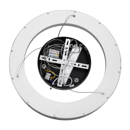 SALEM KLV-101-0285 Κρεμαστό Φωτιστικό Οροφής LED 75W 7500lm 120° AC 220-240V IP20 Ρυθμιζόμενο Λευκό CCT με Χειριστήριο από 2700K έως 6000K Dimmable - Lumileds SMD Chip - Μαύρο Ματ - Μ45 x Π45 x Υ6