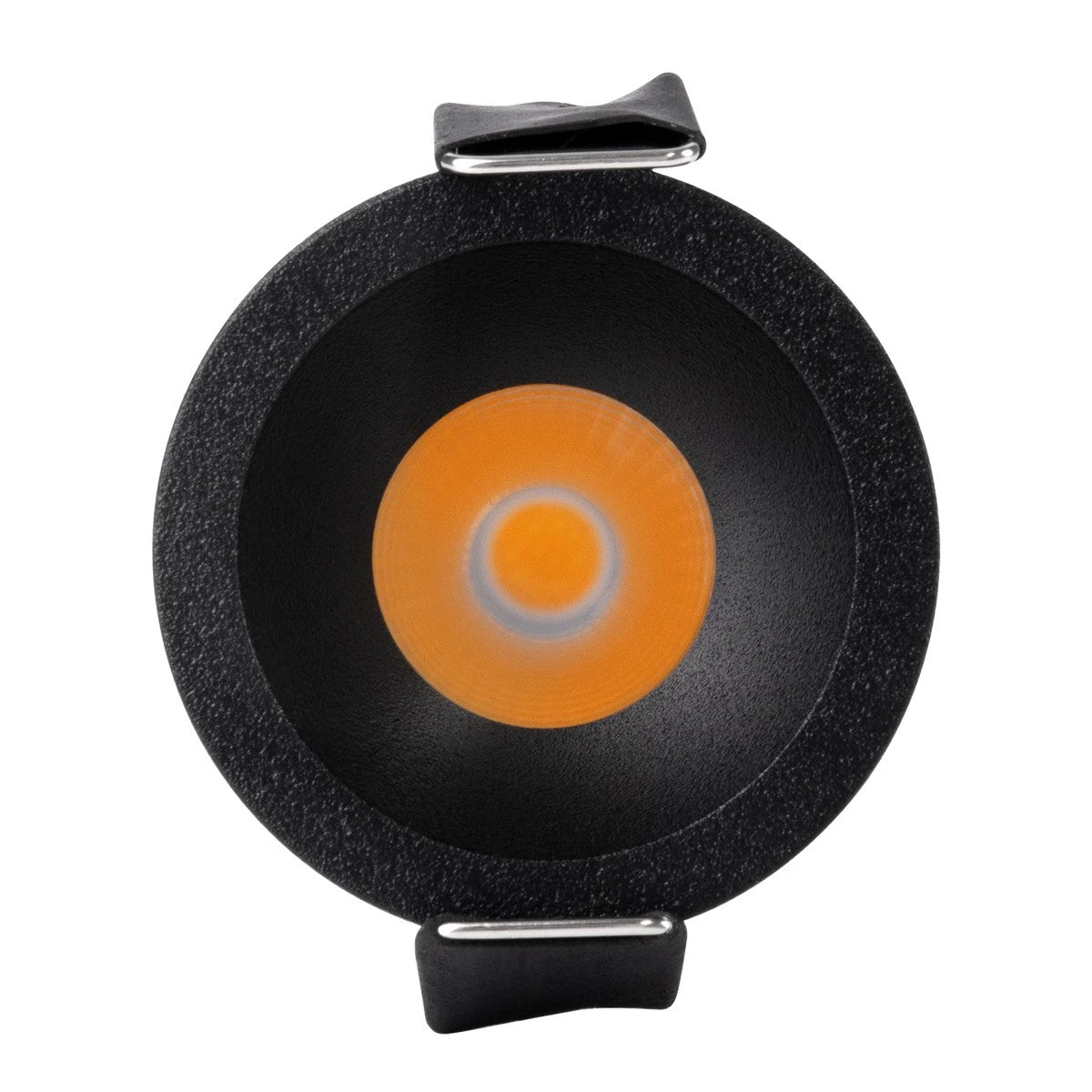 DOT KLV-101-0299 Recessed Downlight LED Spot 5W 625lm 38° AC 220-240V IP20 Warm White 2700K - Bridgelux COB Chip & TÜV SÜD Driver - Matte Black - W4 x L4 x H5.9 / D3.5