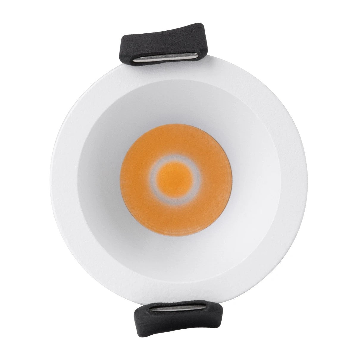 DOT KLV-101-0301 Recessed Downlight LED Spot 5W 625lm 38° AC 220-240V IP20 Warm White 2700K - Bridgelux COB Chip & TÜV SÜD Driver - Matte White - L4 x W4 x H5.9 / Q3.5