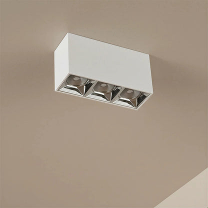 LUMINAR KLV-101-0330 Downlight LED Spot 12W 1680lm 36° AC 220-240V IP20 Natural White 4500K - Osram SMD Chip & TÜV SÜD Driver - Matte White - L11.8 x W4.2 x H6.6