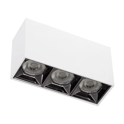 LUMINAR KLV-101-0330 Downlight LED Spot 12W 1680lm 36° AC 220-240V IP20 Natural White 4500K - Osram SMD Chip & TÜV SÜD Driver - Matte White - L11.8 x W4.2 x H6.6