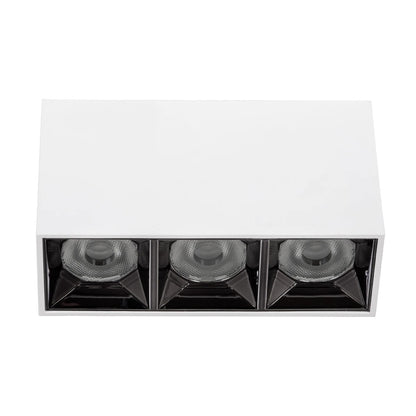 LUMINAR KLV-101-0330 Downlight LED Spot 12W 1680lm 36° AC 220-240V IP20 Natural White 4500K - Osram SMD Chip & TÜV SÜD Driver - Matte White - L11.8 x W4.2 x H6.6