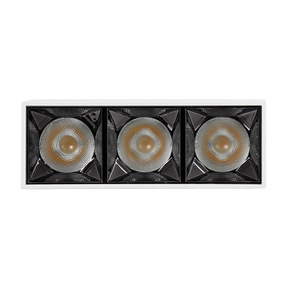 LUMINAR KLV-101-0330 Downlight LED Spot 12W 1680lm 36° AC 220-240V IP20 Natural White 4500K - Osram SMD Chip & TÜV SÜD Driver - Matte White - L11.8 x W4.2 x H6.6