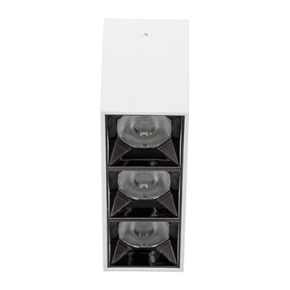 LUMINAR KLV-101-0330 Downlight LED Spot 12W 1680lm 36° AC 220-240V IP20 Natural White 4500K - Osram SMD Chip & TÜV SÜD Driver - Matte White - L11.8 x W4.2 x H6.6