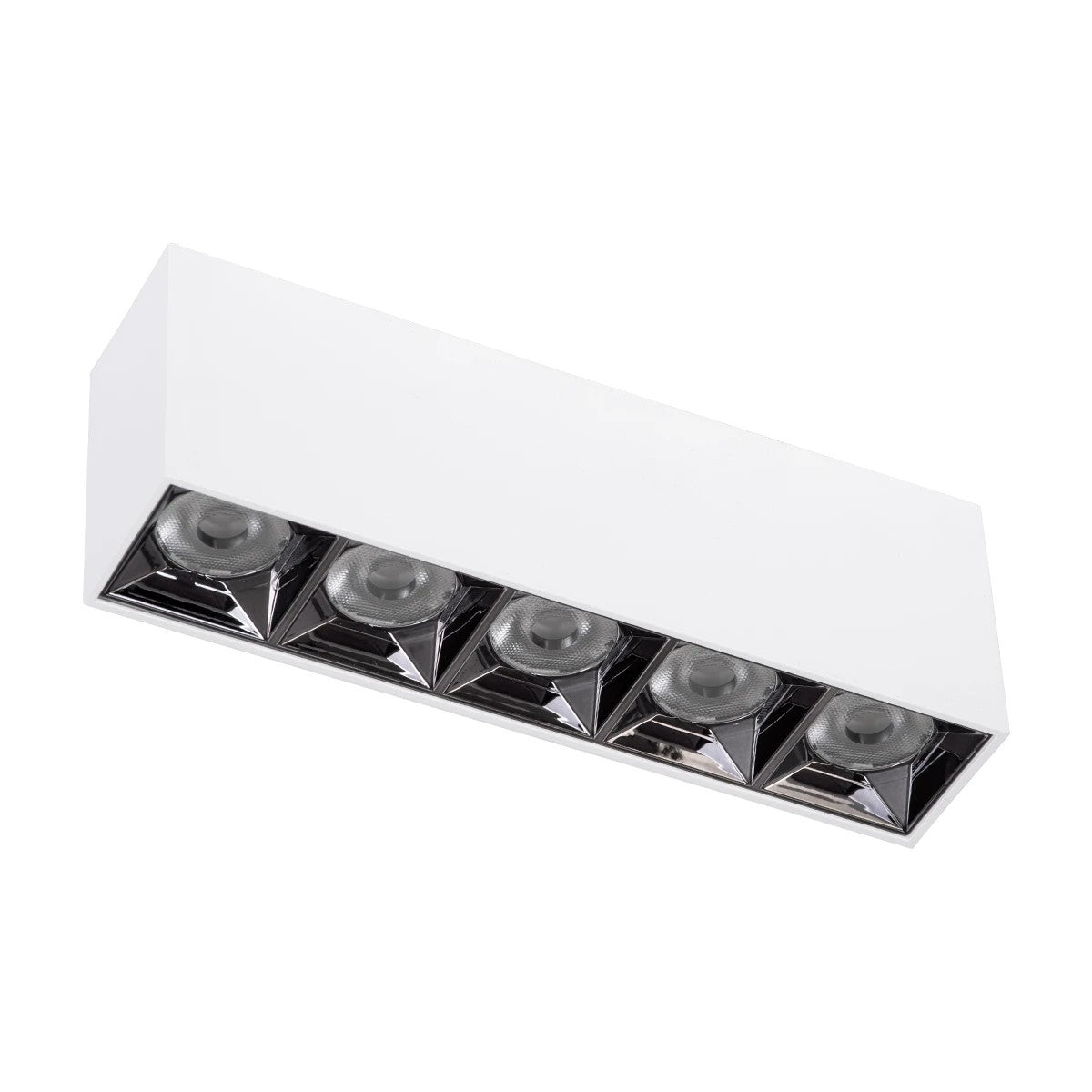 LUMINAR KLV-101-0334 Φωτιστικό Downlight Σποτ LED 20W 2800lm 36° AC 220-240V IP20 Φυσικό Λευκό 4500K - Osram SMD Chip & TÜV SÜD Driver - Λευκό Ματ - Μ19.5 x Π4.2 x Υ6.6