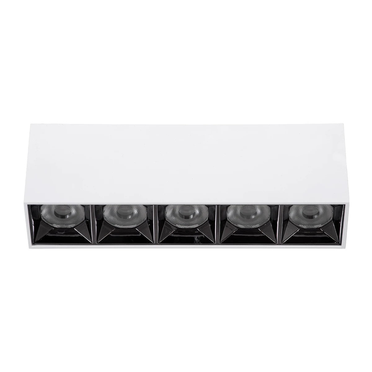 LUMINAR KLV-101-0334 Φωτιστικό Downlight Σποτ LED 20W 2800lm 36° AC 220-240V IP20 Φυσικό Λευκό 4500K - Osram SMD Chip & TÜV SÜD Driver - Λευκό Ματ - Μ19.5 x Π4.2 x Υ6.6