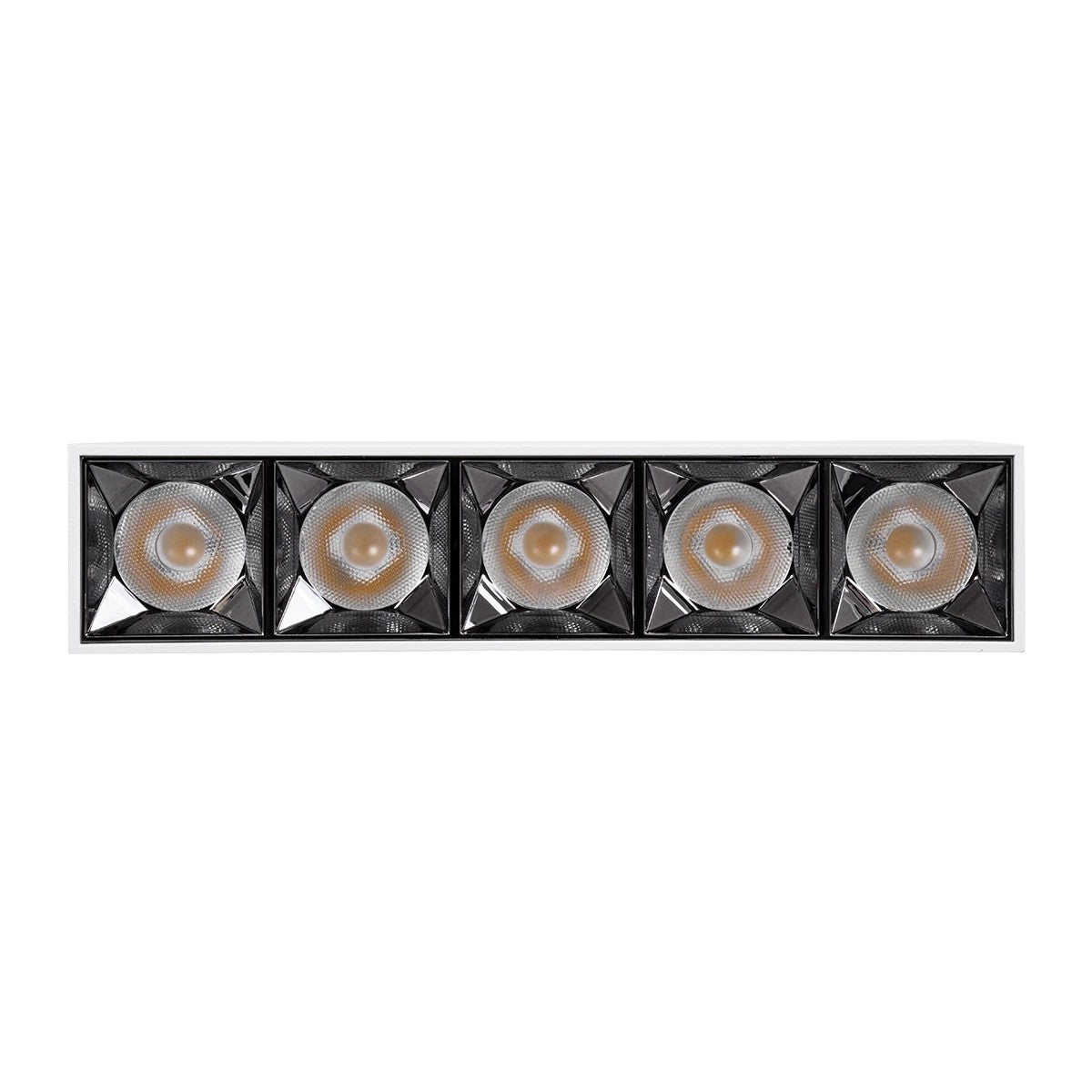 LUMINAR KLV-101-0334 Φωτιστικό Downlight Σποτ LED 20W 2800lm 36° AC 220-240V IP20 Φυσικό Λευκό 4500K - Osram SMD Chip & TÜV SÜD Driver - Λευκό Ματ - Μ19.5 x Π4.2 x Υ6.6