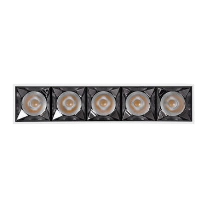 LUMINAR KLV-101-0334 Φωτιστικό Downlight Σποτ LED 20W 2800lm 36° AC 220-240V IP20 Φυσικό Λευκό 4500K - Osram SMD Chip & TÜV SÜD Driver - Λευκό Ματ - Μ19.5 x Π4.2 x Υ6.6