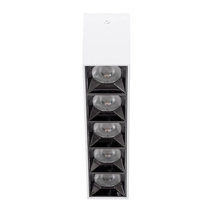 LUMINAR KLV-101-0334 Φωτιστικό Downlight Σποτ LED 20W 2800lm 36° AC 220-240V IP20 Φυσικό Λευκό 4500K - Osram SMD Chip & TÜV SÜD Driver - Λευκό Ματ - Μ19.5 x Π4.2 x Υ6.6