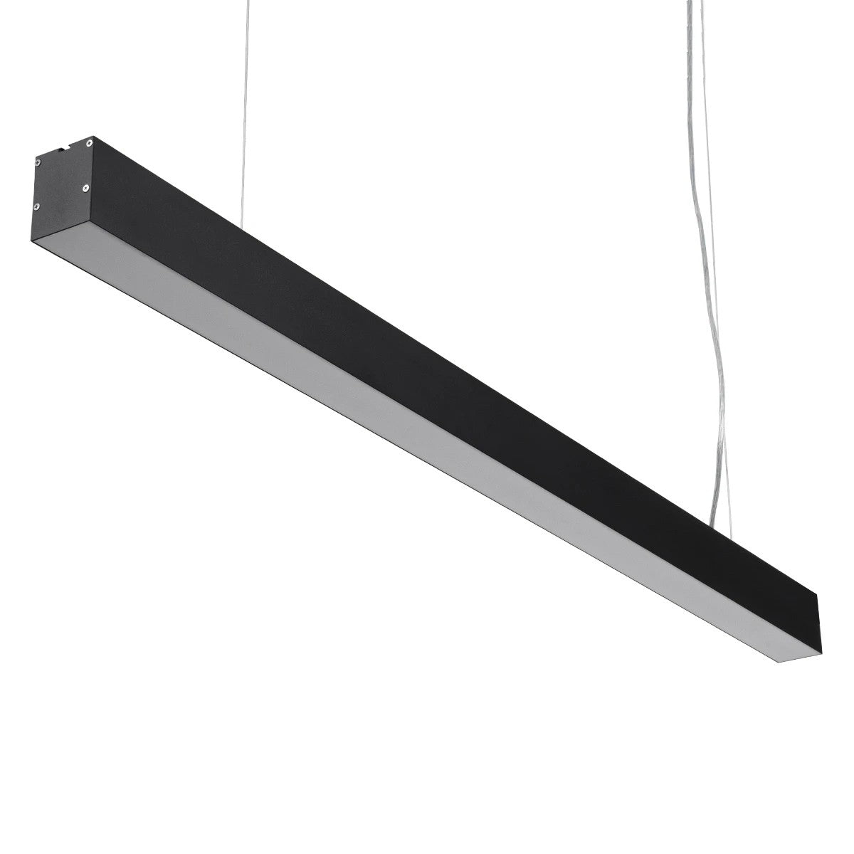 ORION KLV-101-0362 Dimmable Pendant Linear LED Ceiling Light 72W 7200lm 120° AC 220-240V IP20 Adjustable CCT White with Remote Control from 2700K to 6000K - Lumileds SMD Chip - Matt Black - L120 x W5.5 x H7