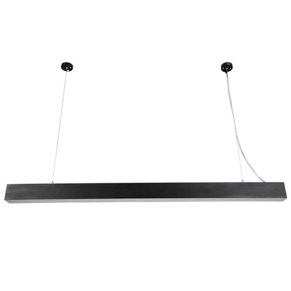 ORION KLV-101-0362 Dimmable Pendant Linear LED Ceiling Light 72W 7200lm 120° AC 220-240V IP20 Adjustable CCT White with Remote Control from 2700K to 6000K - Lumileds SMD Chip - Matt Black - L120 x W5.5 x H7