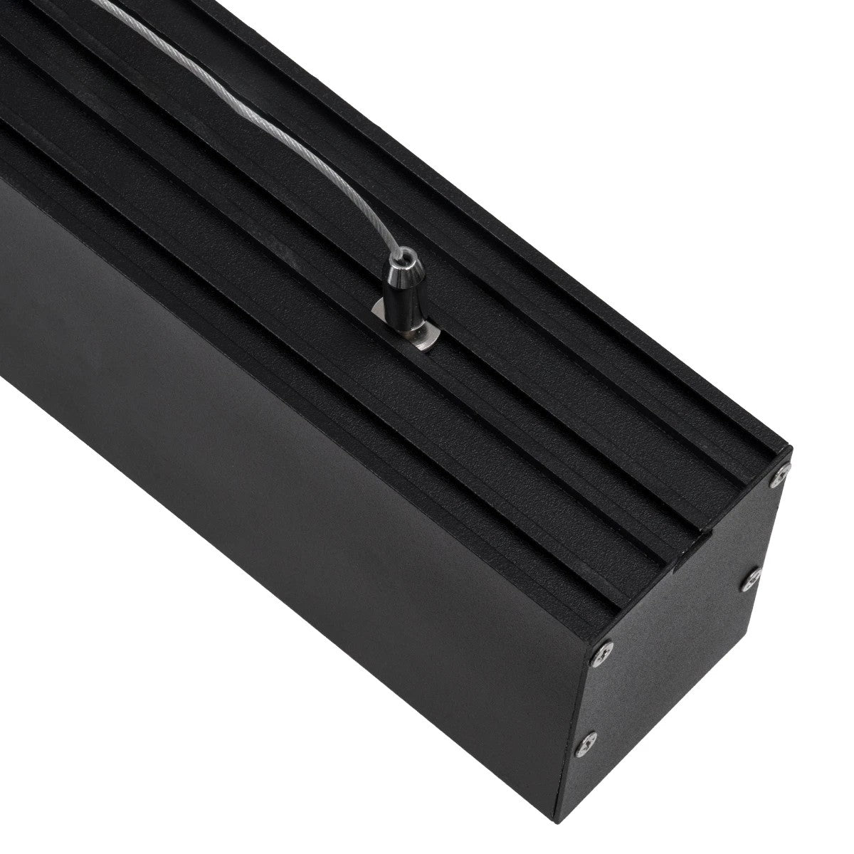 ORION KLV-101-0362 Dimmable Pendant Linear LED Ceiling Light 72W 7200lm 120° AC 220-240V IP20 Adjustable CCT White with Remote Control from 2700K to 6000K - Lumileds SMD Chip - Matt Black - L120 x W5.5 x H7