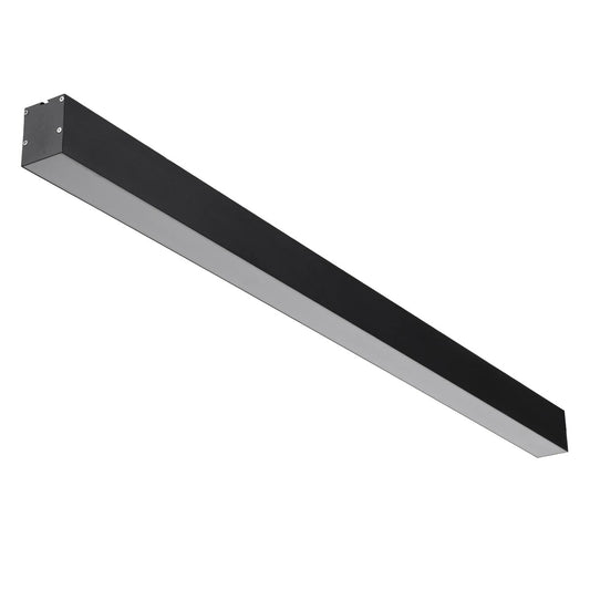 ORION KLV-101-0362-V2 Γραμμικό Φωτιστικό Οροφής LED 72W 7200lm 120° AC 220-240V IP20 Ρυθμιζόμενο Λευκό CCT με Χειριστήριο από 2700K έως 6000K Dimmable - Lumileds SMD Chip - Μαύρο Ματ - Μ120 x Π5.5 x Υ7