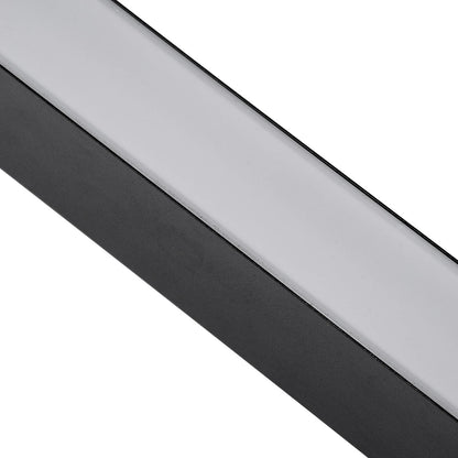 ORION KLV-101-0362-V3 Wall Light / LED Sconce 72W 7200lm 120° AC 220-240V IP20 Adjustable White CCT with Remote Control from 2700K to 6000K Dimmable - Lumileds SMD Chip - Matt Black - L120 x W5.5 x H7