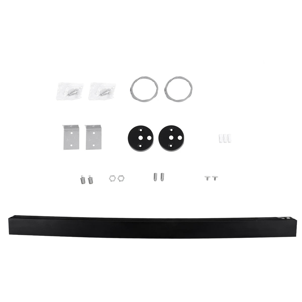 ORION KLV-101-0362-V3 Wall Light / LED Sconce 72W 7200lm 120° AC 220-240V IP20 Adjustable White CCT with Remote Control from 2700K to 6000K Dimmable - Lumileds SMD Chip - Matt Black - L120 x W5.5 x H7