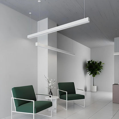ORION KLV-101-0363 Pendant Linear LED Ceiling Light 72W 7200lm 120° AC 220-240V IP20 Adjustable White CCT with Remote Control from 2700K to 6000K Dimmable - Lumileds SMD Chip - Matt White - L120 x W5 x H7.5
