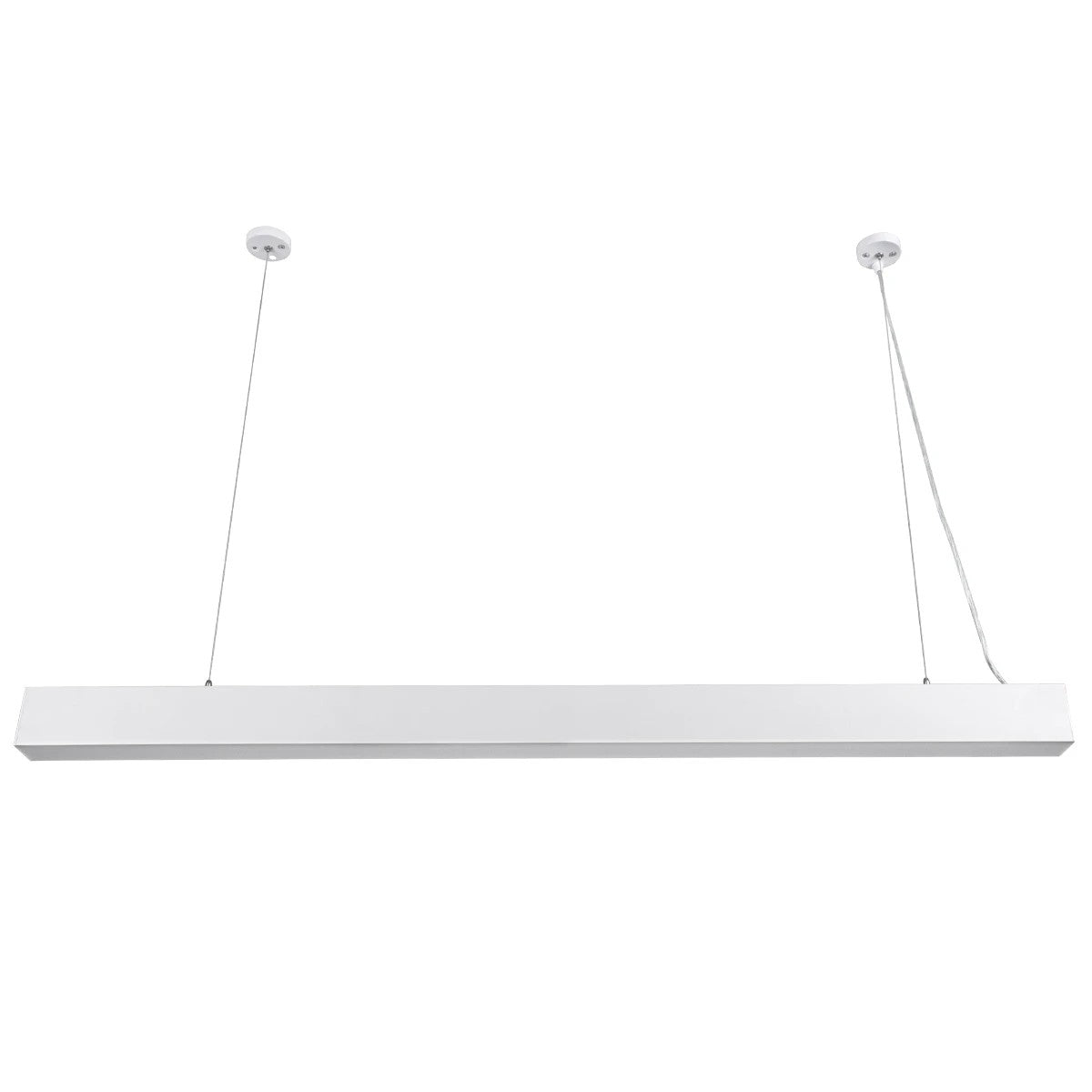 ORION KLV-101-0363 Pendant Linear LED Ceiling Light 72W 7200lm 120° AC 220-240V IP20 Adjustable White CCT with Remote Control from 2700K to 6000K Dimmable - Lumileds SMD Chip - Matt White - L120 x W5 x H7.5