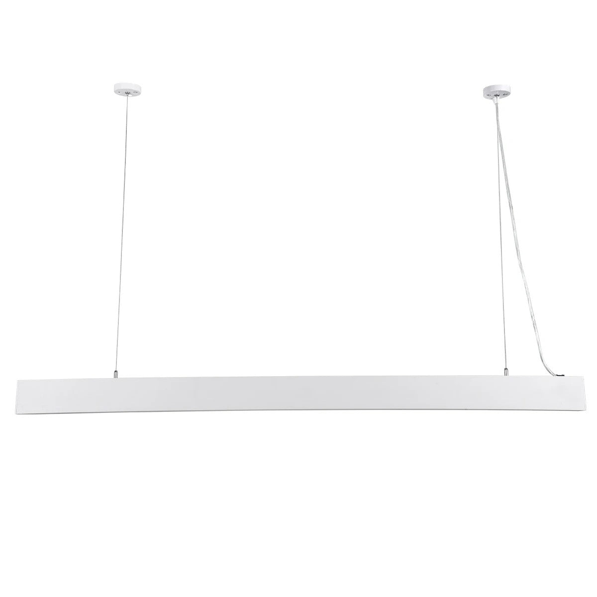 ORION KLV-101-0363 Pendant Linear LED Ceiling Light 72W 7200lm 120° AC 220-240V IP20 Adjustable White CCT with Remote Control from 2700K to 6000K Dimmable - Lumileds SMD Chip - Matt White - L120 x W5 x H7.5